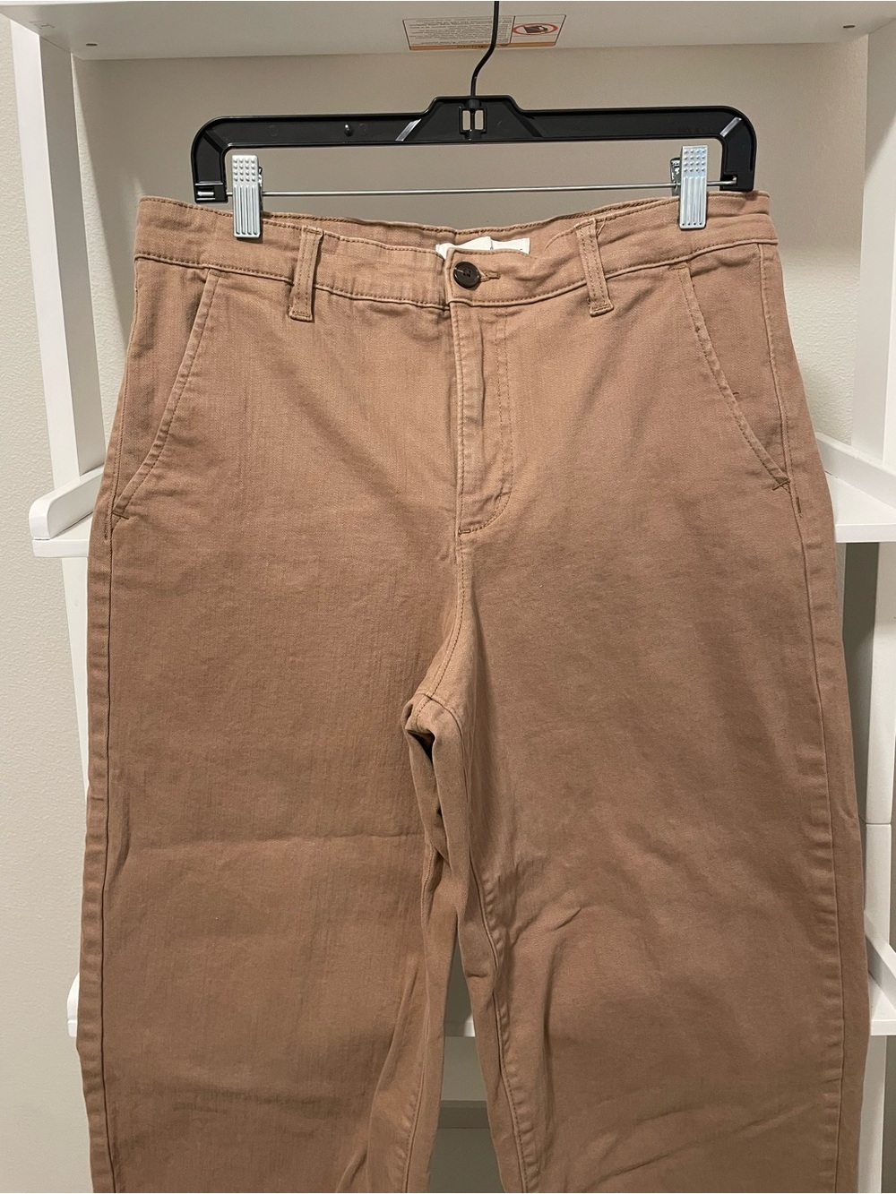 Ella Moss Cropped Wide-Leg Pants in Tann - Picture 2 of 6